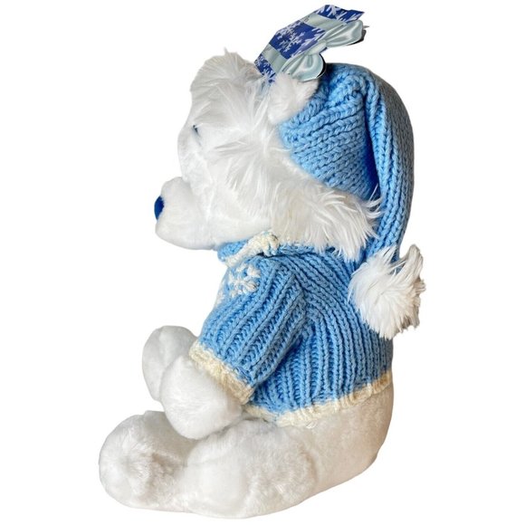 Winnie The Pooh And Eeyore Plush Snowflake Pals Disney Store Exclusive White - Picture 15 of 16